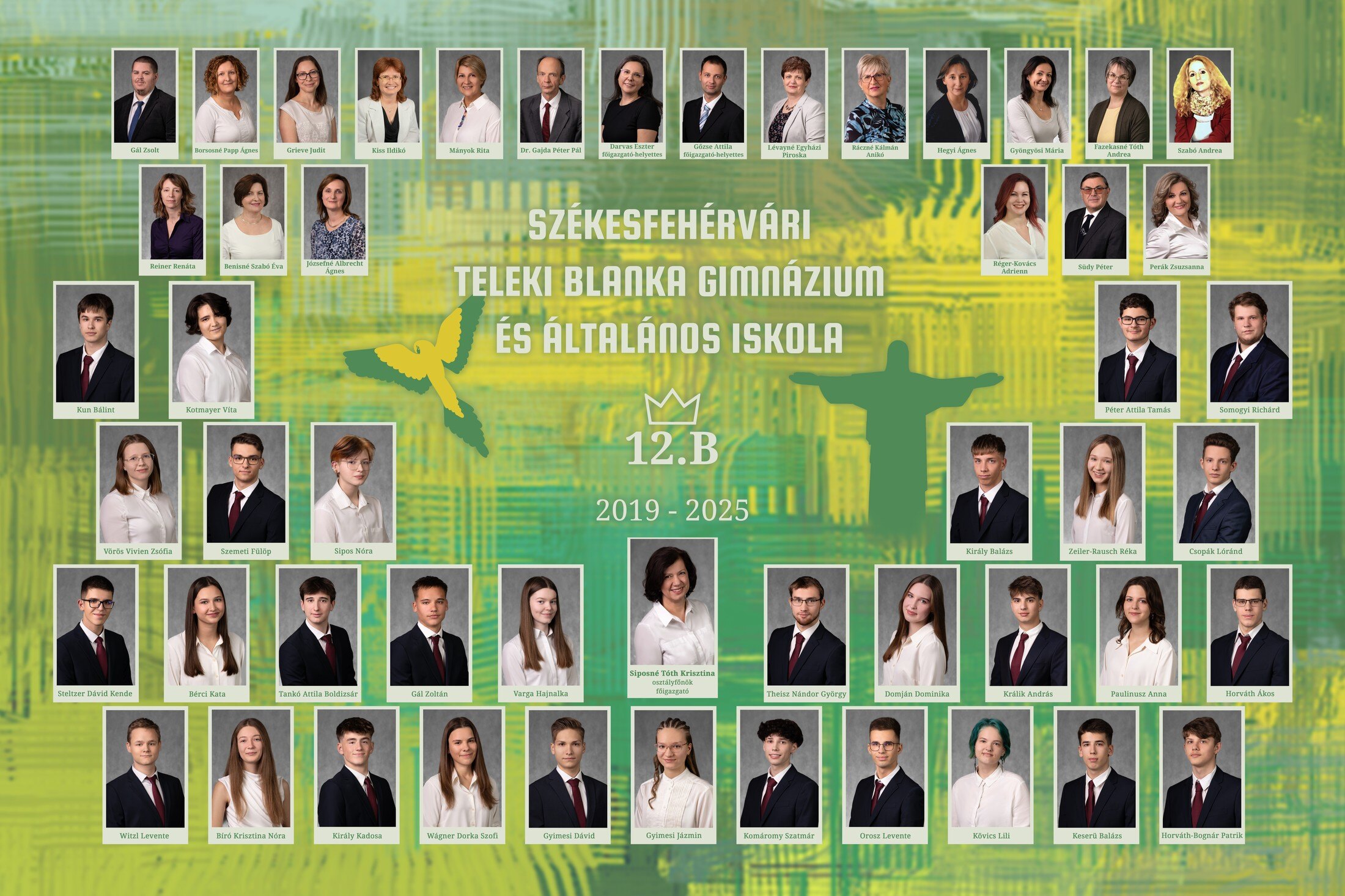 Teleki Blanka Gimnázium 12.B tabló