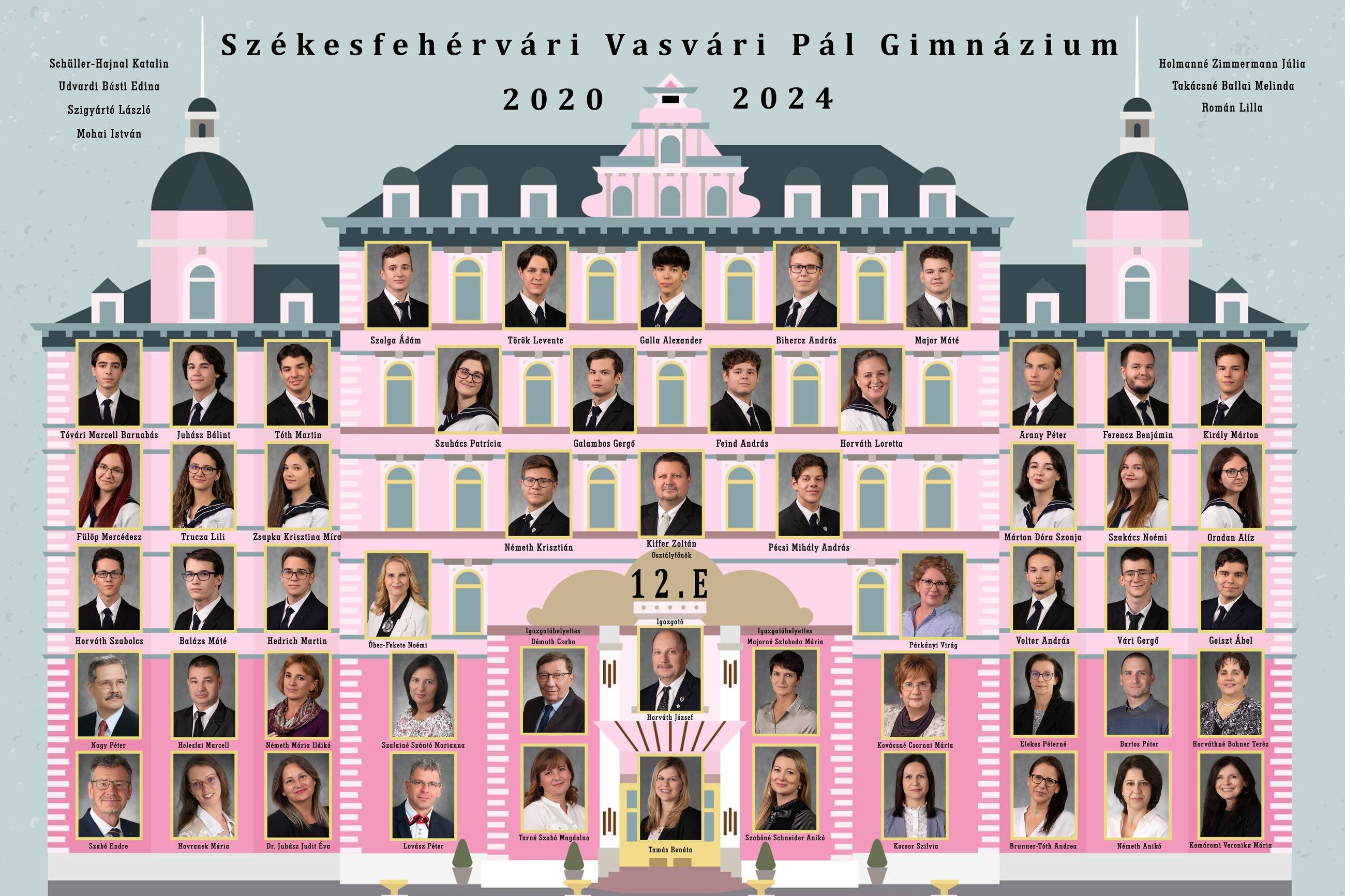 Vasvári Pál Gimnázium 12.E tabló